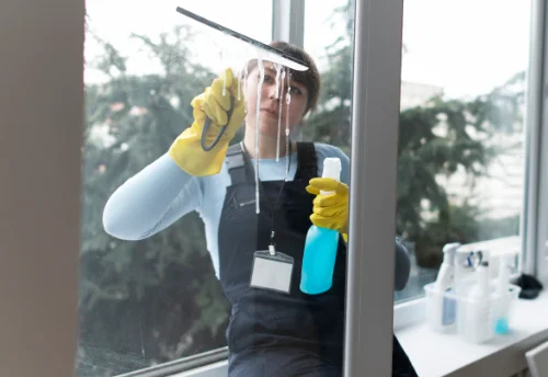 Nettoyage de vitres intérieures et extérieures à Bourneville-Sainte-Croix